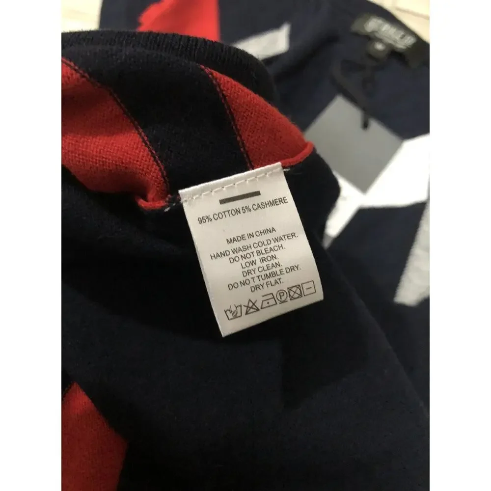 Bobby Jones Vest Mens Sweater Medium Argyle Striped Color Block Cashmere N71